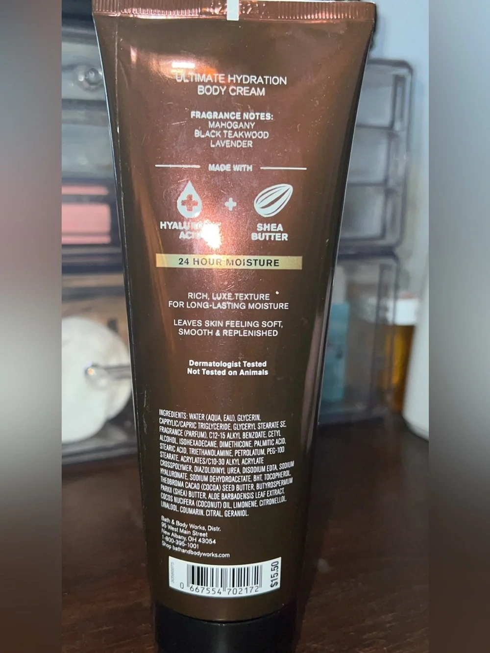 Bath & Body Works Teakwood Body Cream